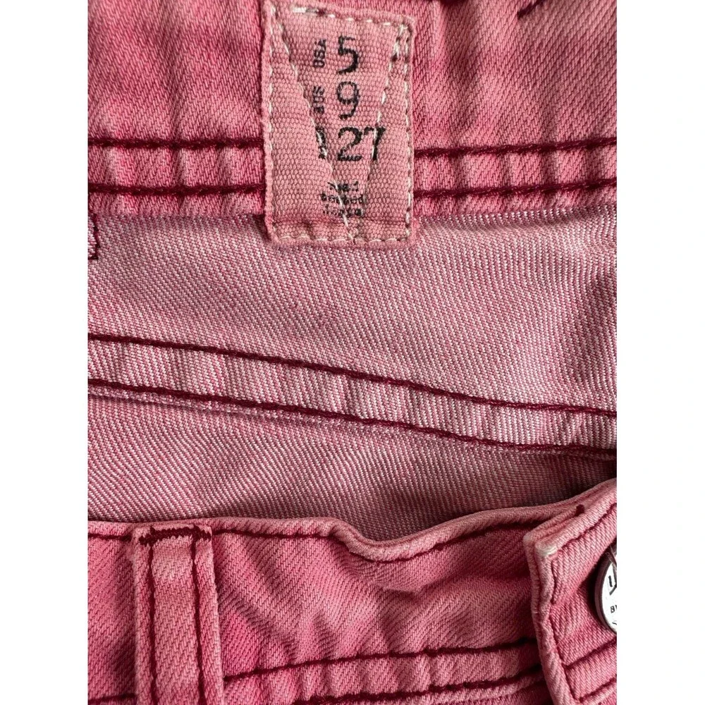 Volcom Rose Pink Denim Cutoff Shorts